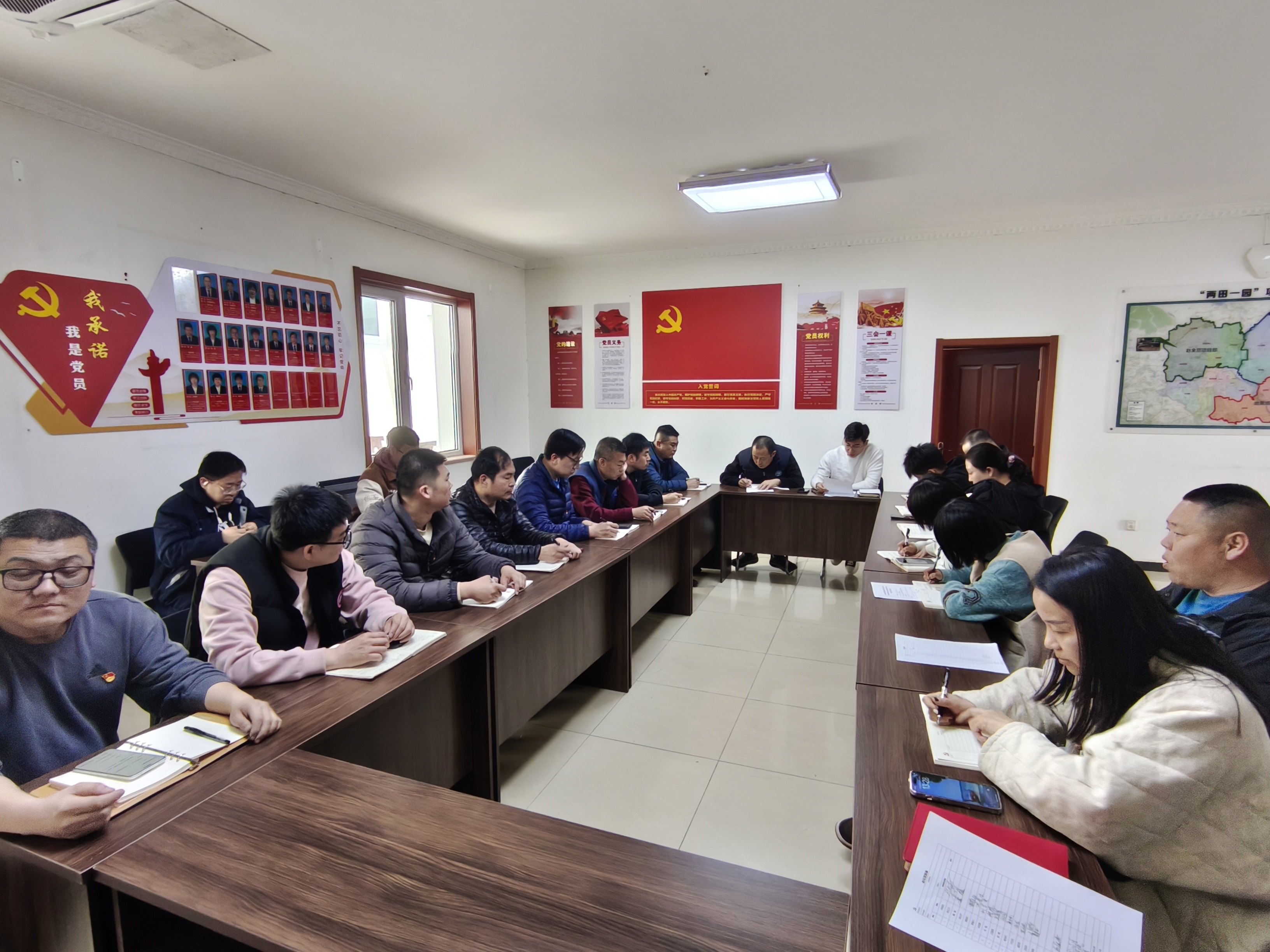京顺公司党支部召开 设置和践行正确政绩观进建教育带头部署会